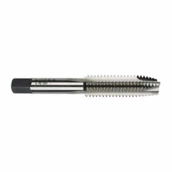 Morse Spiral Point Tap, Series 2047, Imperial, GroundUNC, 1213, Plug Chamfer, 3 Flutes, HSS, Bright, R 33039